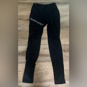 Women's Doughnuts & Deadlifts Semi Mesh Athletic Leggings